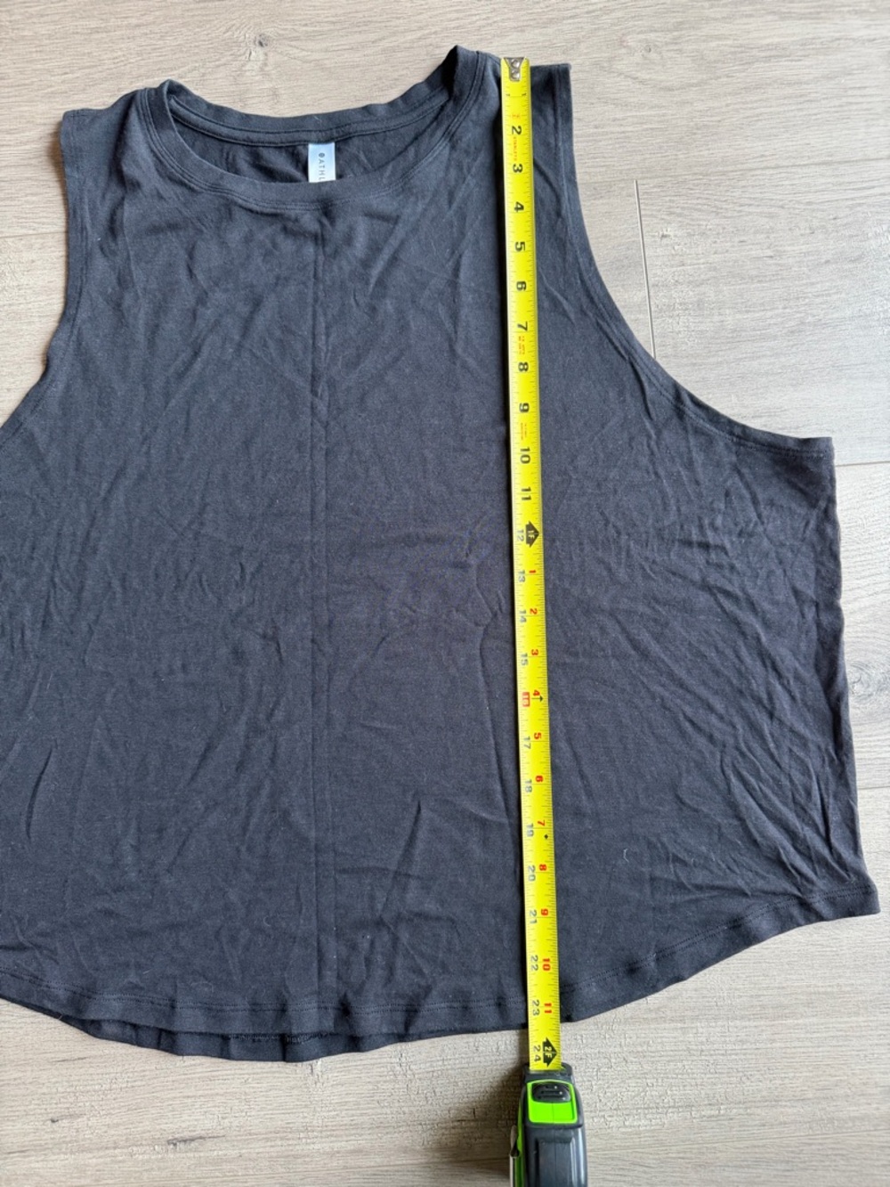 Athleta black muscle tank top - size 1X - Picture 2 of 4
